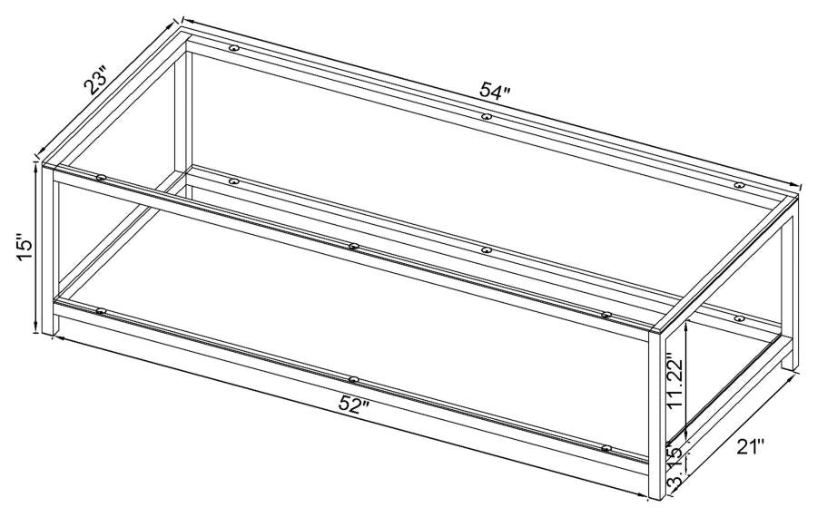 Trini Clear Coffee Table