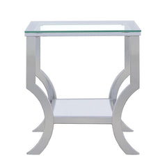 Saide Silver End Table