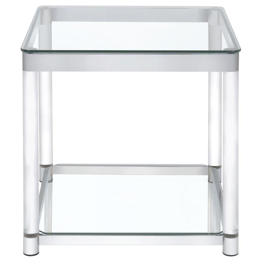 Anne Silver End Table