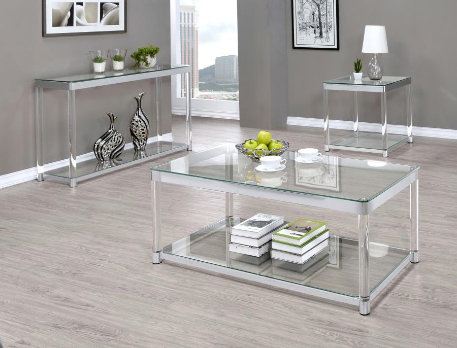 Anne Silver End Table