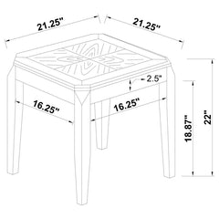 Baylor Brown End Table