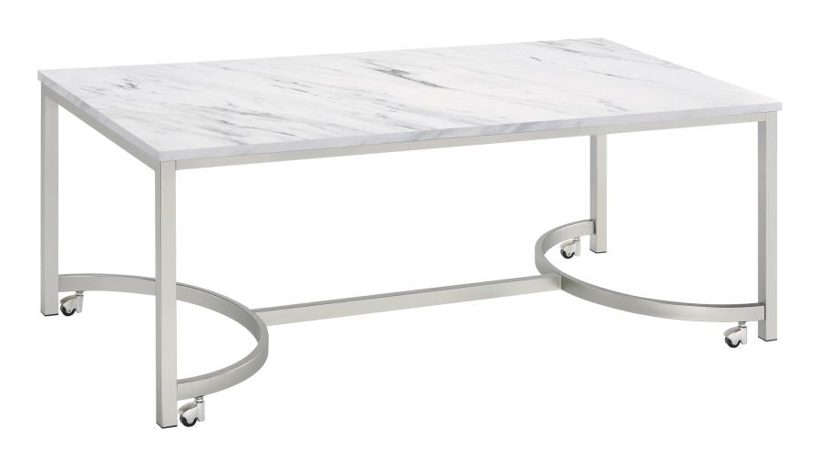 Leona White Coffee Table