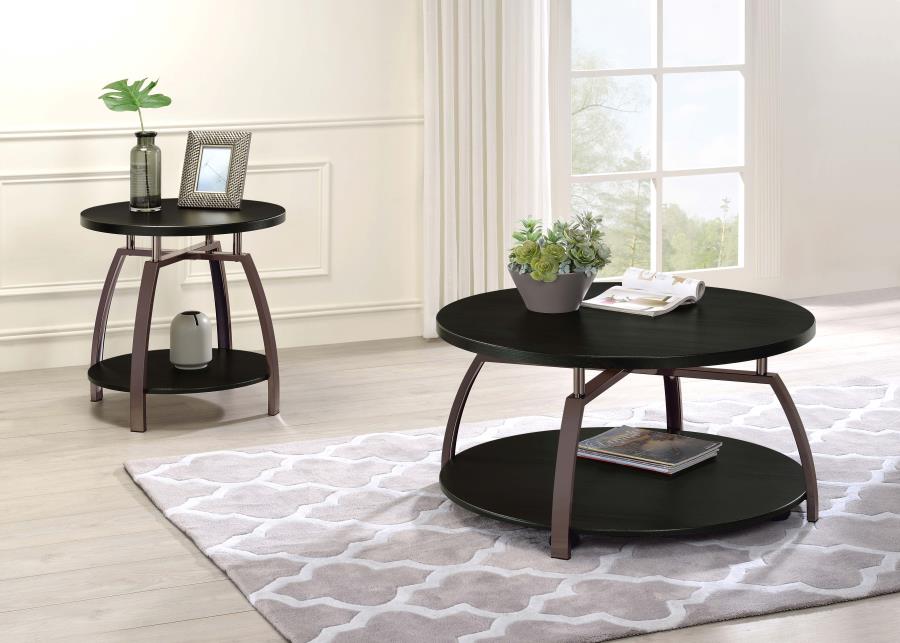 Dacre Black End Table