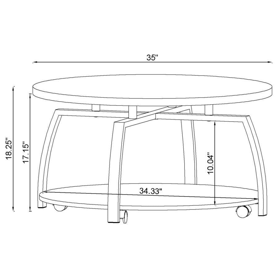 Dacre Black Coffee Table