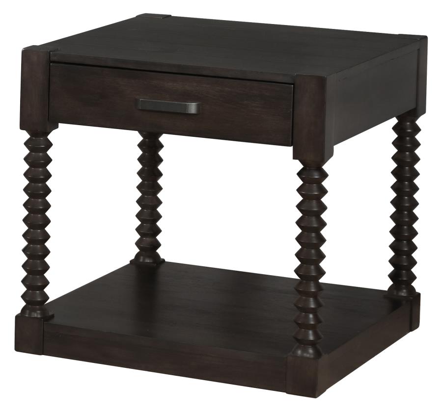 Meredith Brown End Table