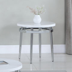 Avilla White End Table