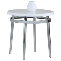 Avilla White End Table