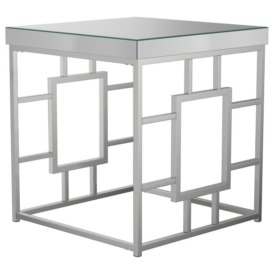 Dafina Silver End Table