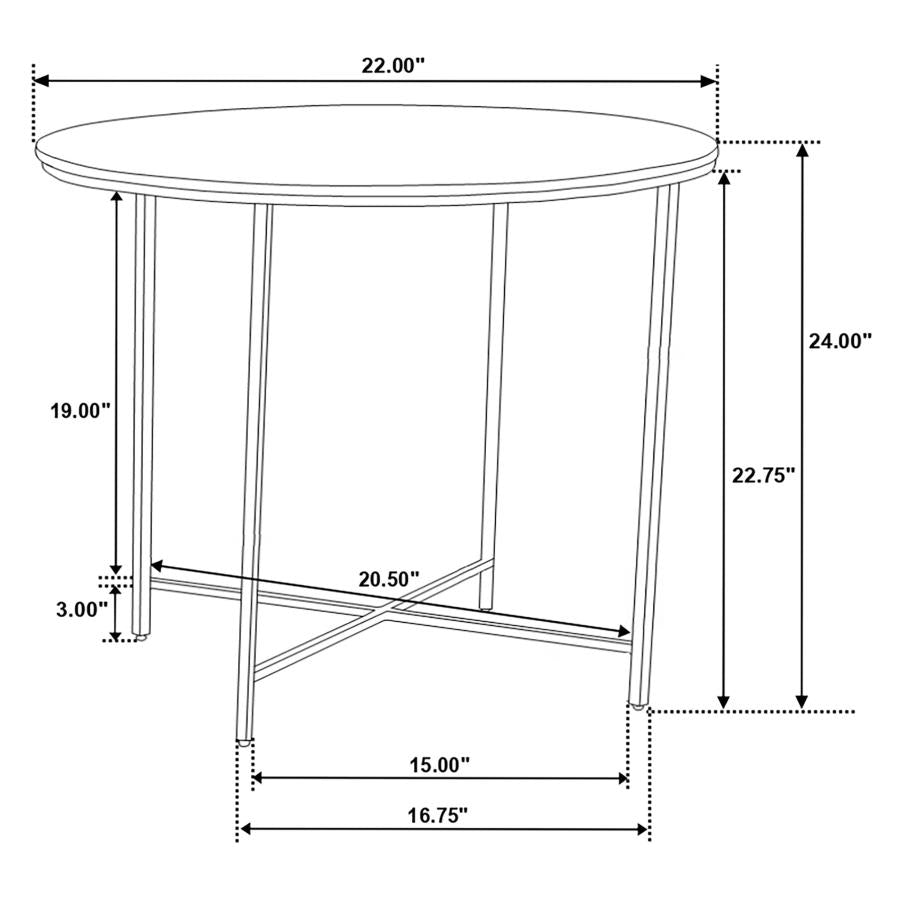 Ellison White End Table