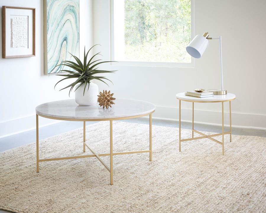 Ellison White End Table