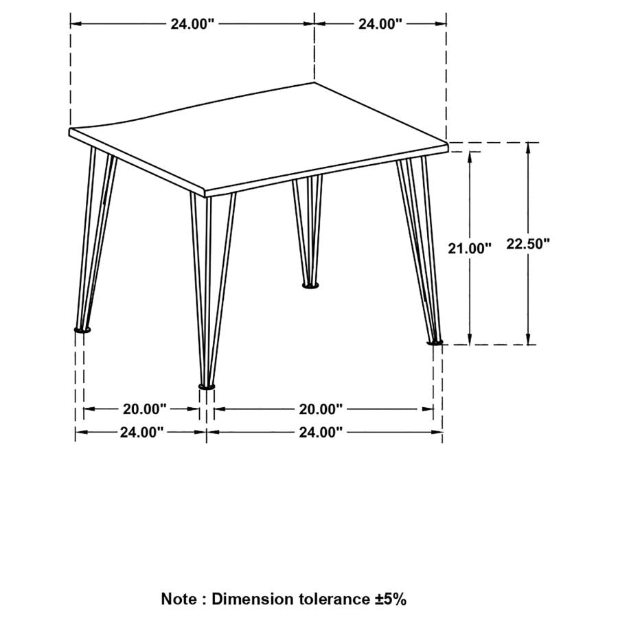 Zander Brown End Table