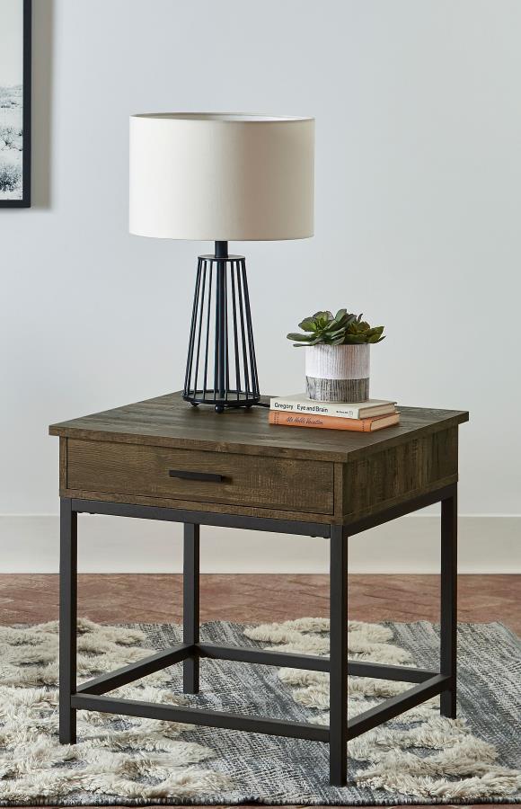 Byers Brown End Table