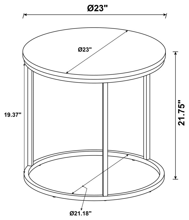 Lainey Grey End Table