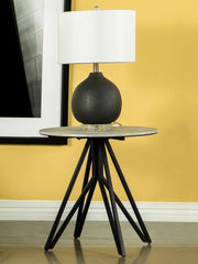 Hadi Grey End Table