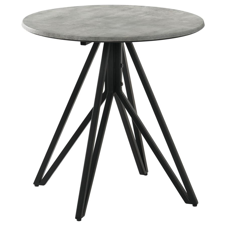 Hadi Grey End Table