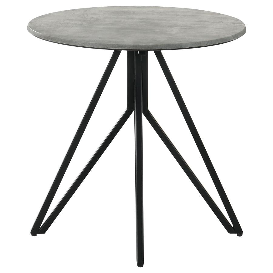 Hadi Grey End Table