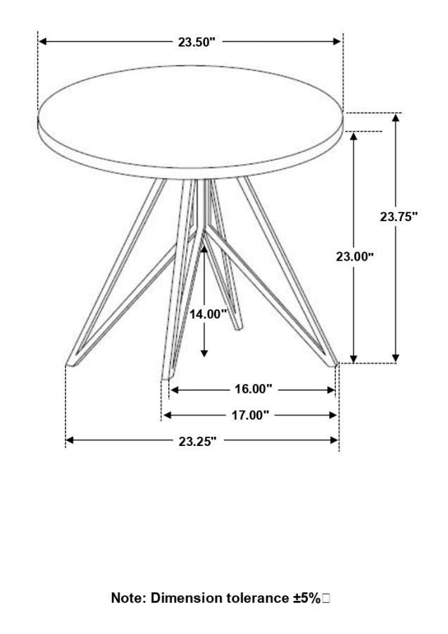 Hadi Grey End Table