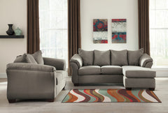 Darcy Sofa Chaise and Loveseat