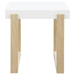 Pala White End Table