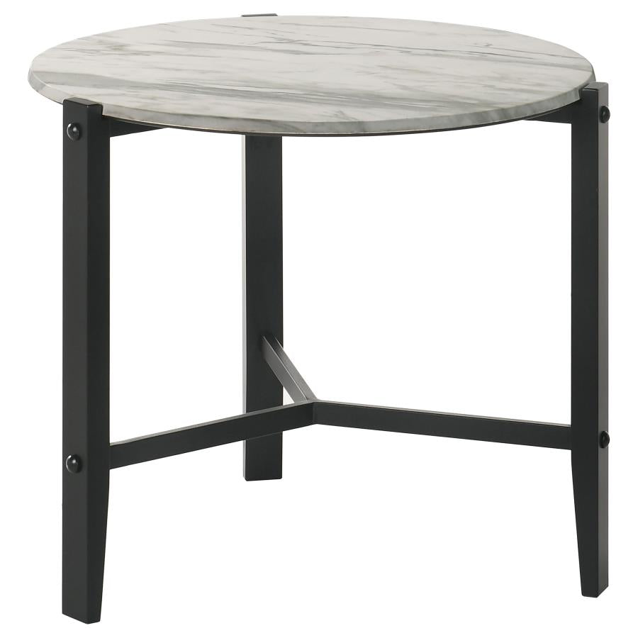 Tandi White End Table