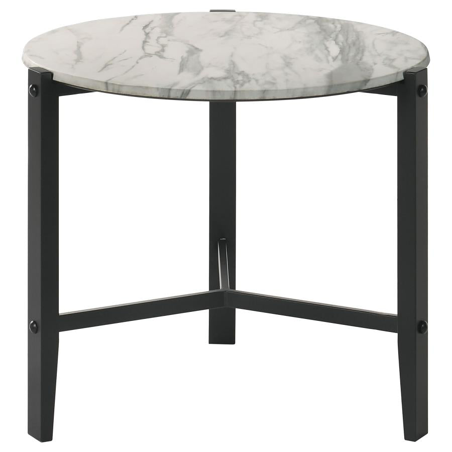 Tandi White End Table