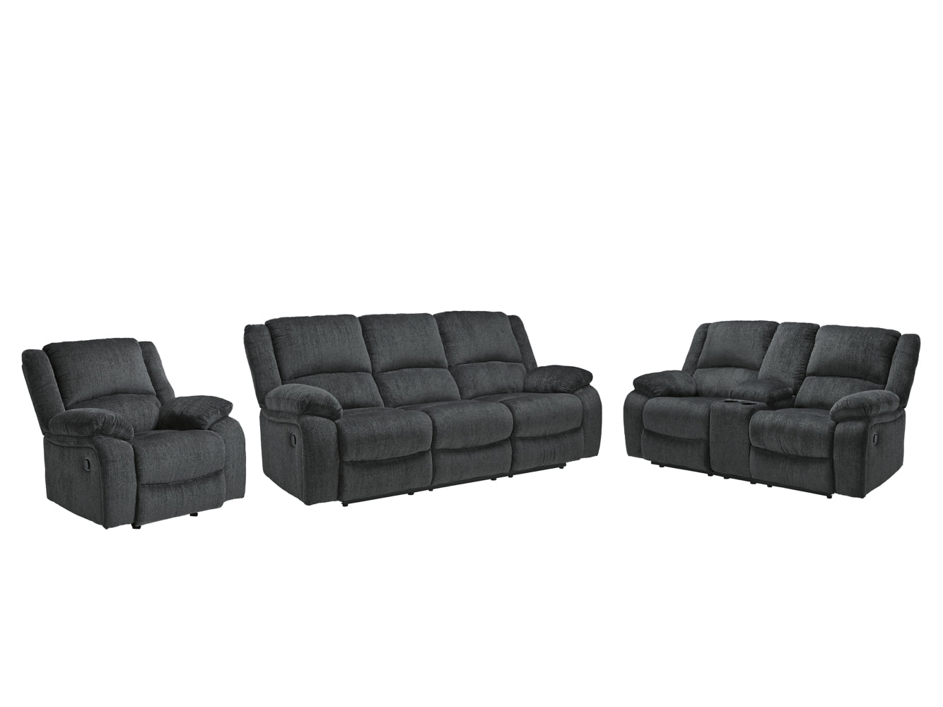 Draycoll Sofa, Loveseat and Recliner - PKG007315