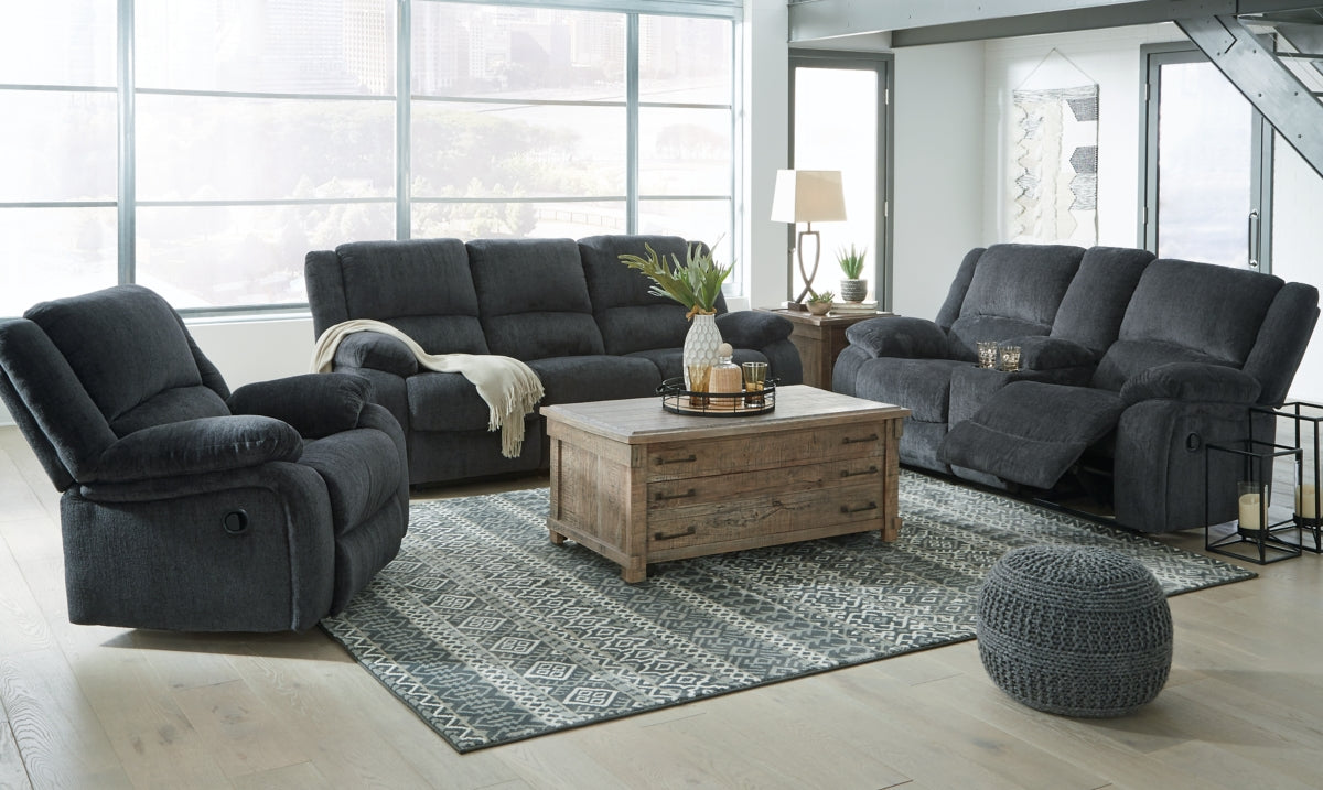 Draycoll Sofa, Loveseat and Recliner - PKG007315