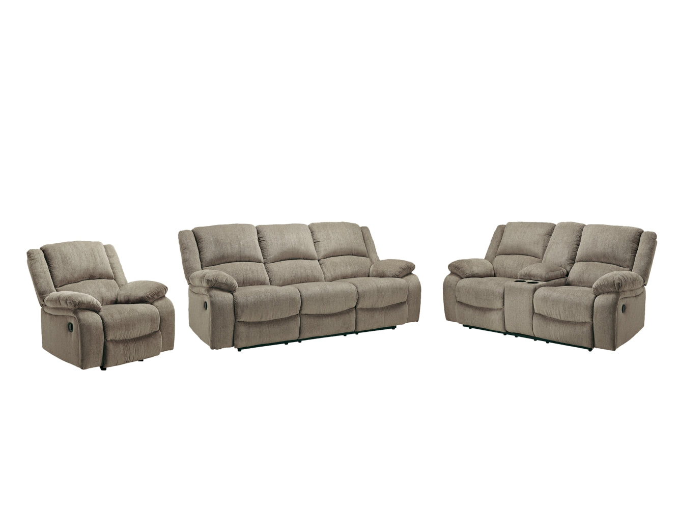 Draycoll Sofa, Loveseat and Recliner - PKG007320