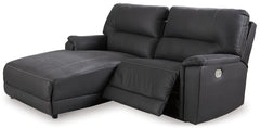 Henefer 2-Piece Power Reclining Sectional with Chaise - 78606S4