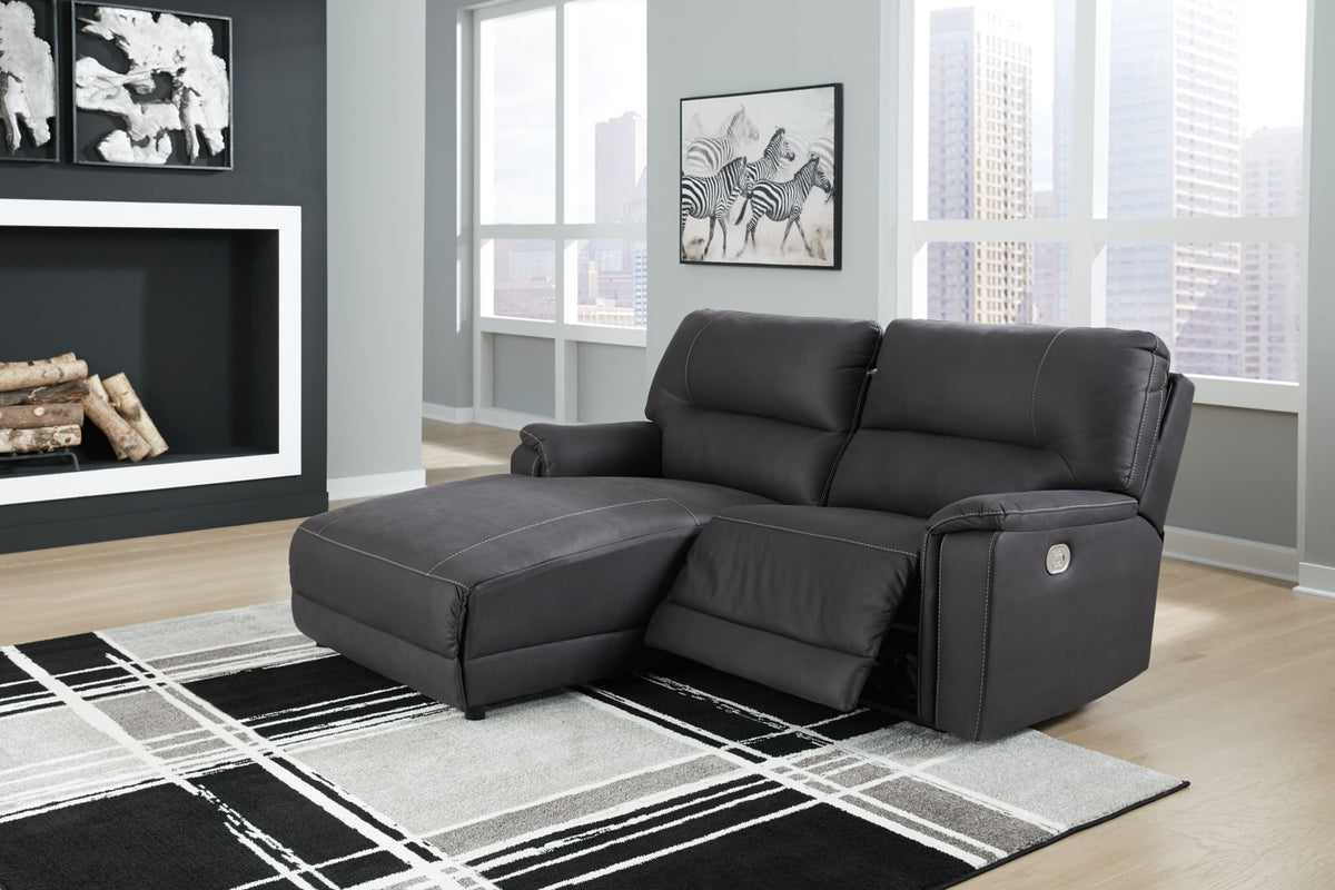 Henefer 2-Piece Power Reclining Sectional with Chaise - 78606S4