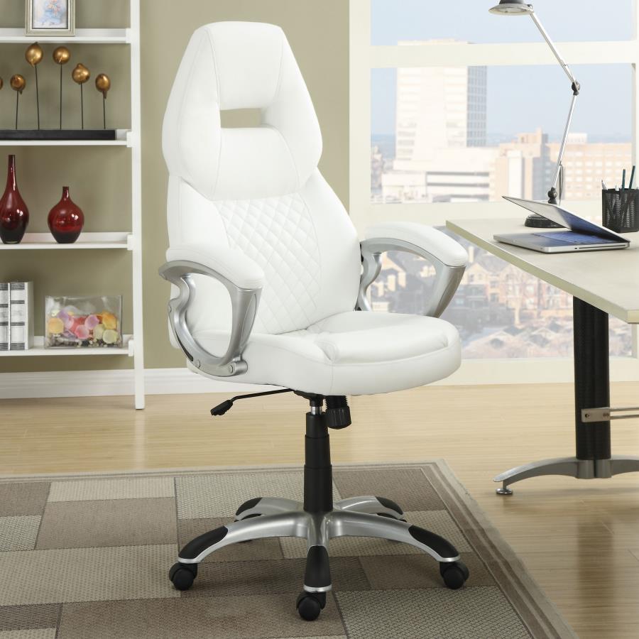 Bruce White Office Chair