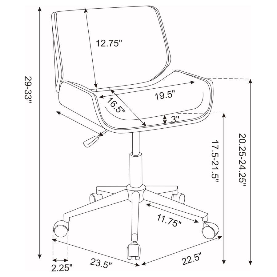 Addington Black Office Chair