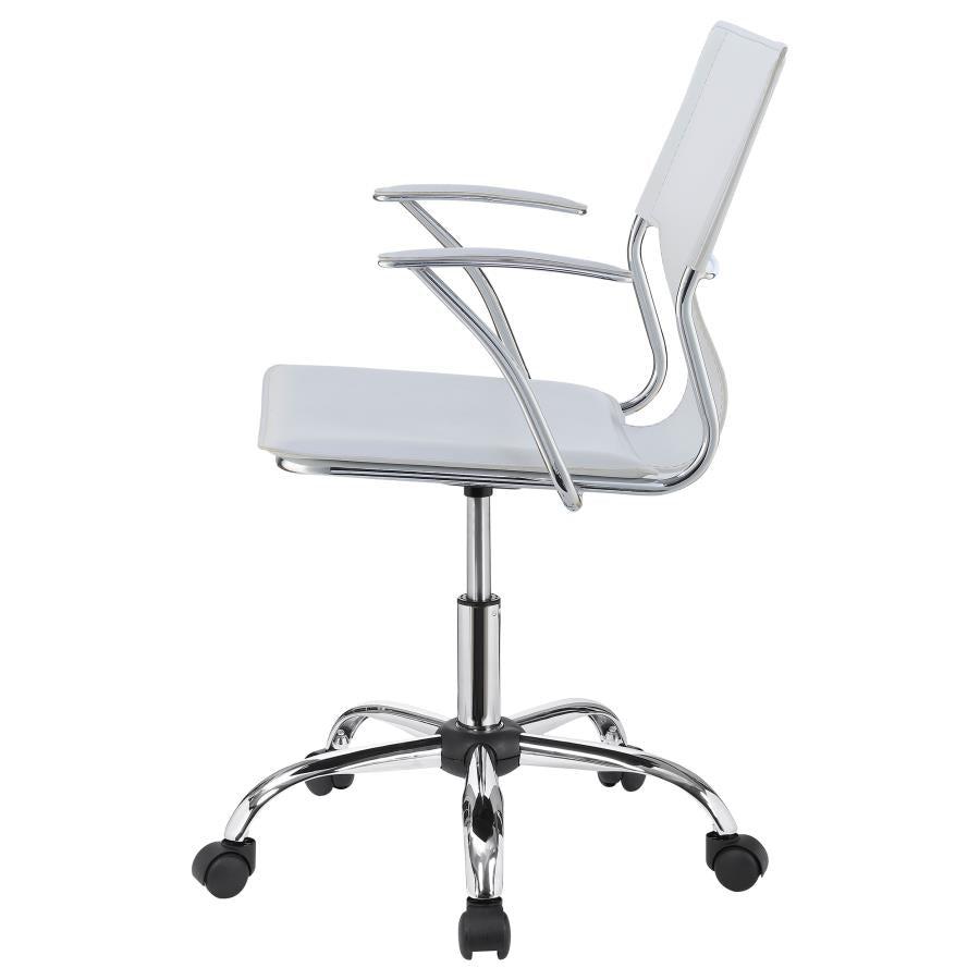 Himari White Office Chair