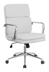 Ximena White Office Chair