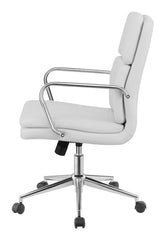 Ximena White Office Chair