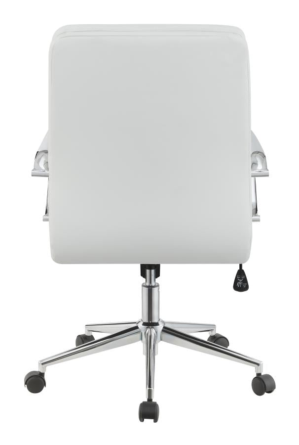 Ximena White Office Chair