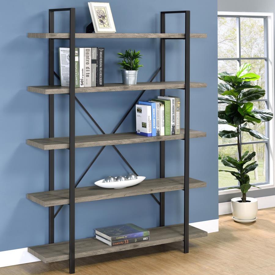 Cole Grey Bookcase