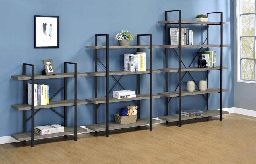 Cole Grey Bookcase