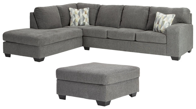 Dalhart 2-Piece Sectional with Ottoman - PKG002358