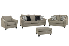 Barnesley Sofa, Loveseat, Chair and Ottoman