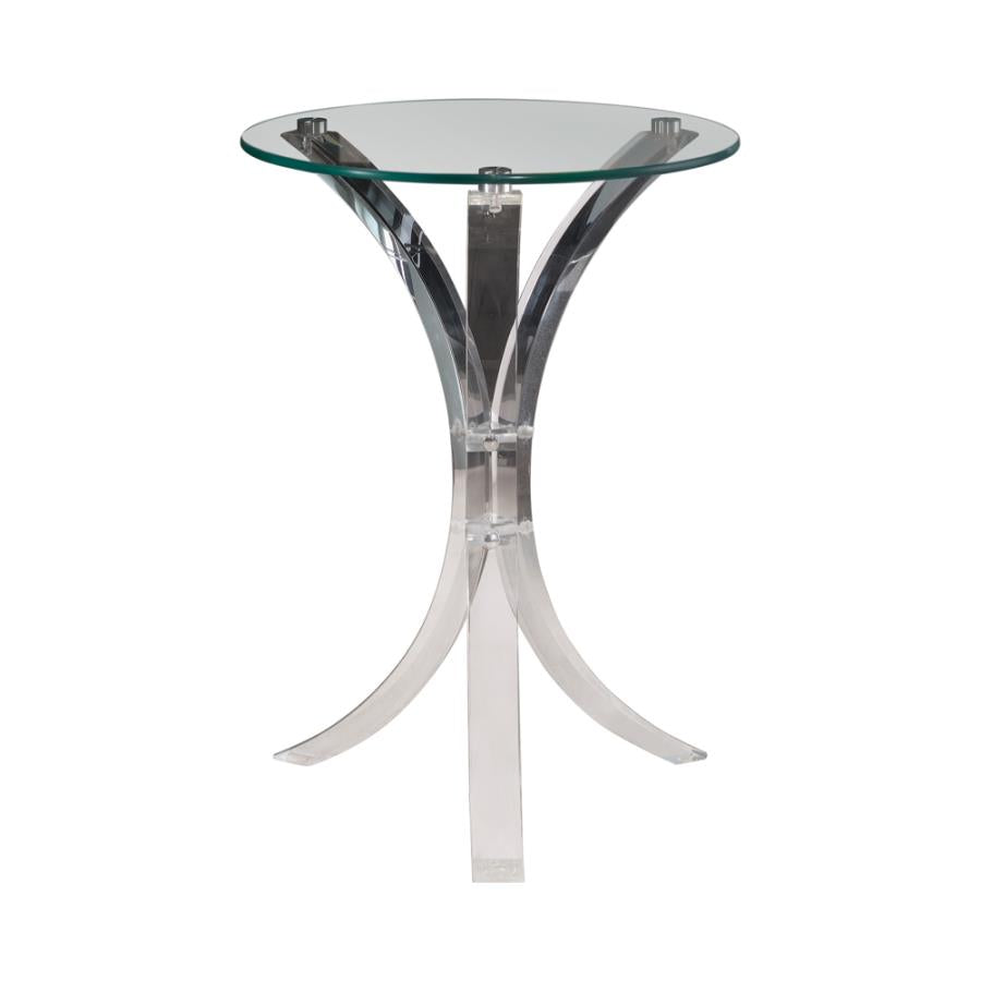 Emmett Clear Side Table