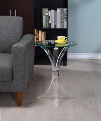 Emmett Clear Side Table