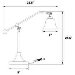 Eduardo Brown Table Lamp