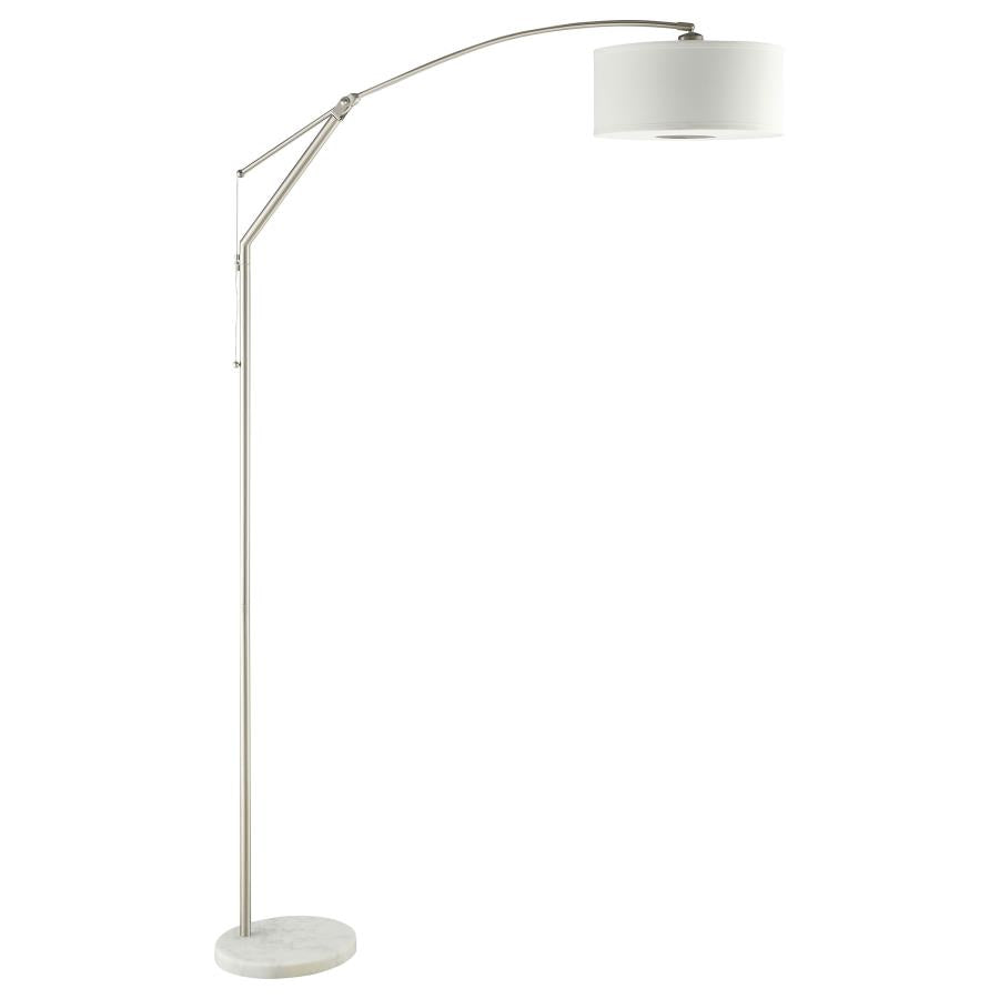 Moniz Silver Floor Lamp