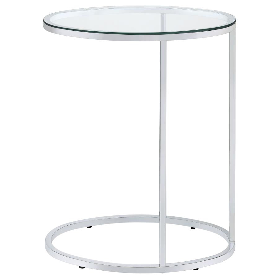 Kyle Silver Side Table