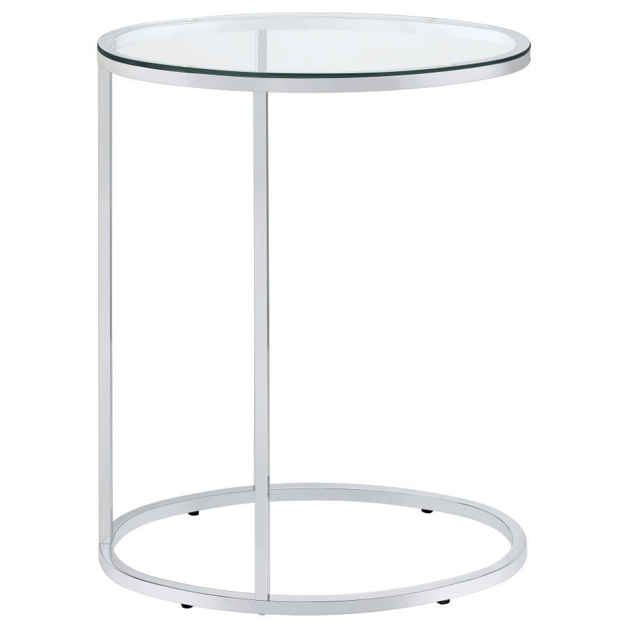 Kyle Silver Side Table