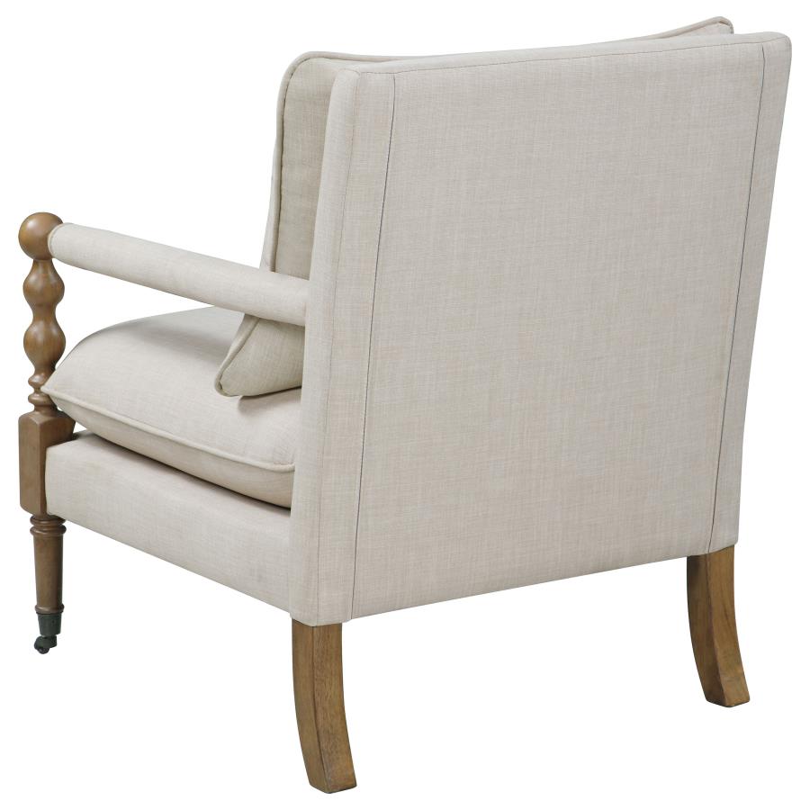 Dempsy Beige Accent Chair