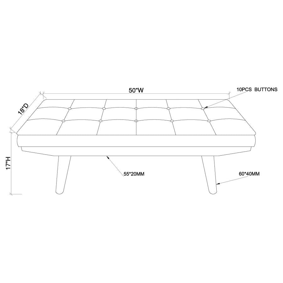 Wilson Grey Bench