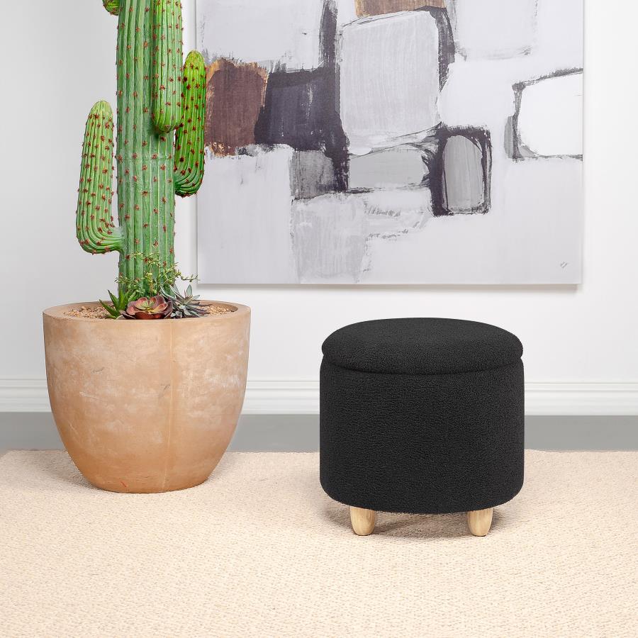 Black Ottoman