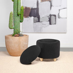 Black Ottoman